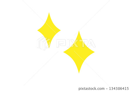 Sparkling icon illustration 134386415