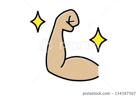 閃閃發光的拳頭圖 閃閃發光的拳頭圖 134387307