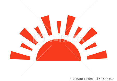 半日插圖 134387308