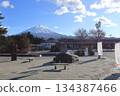 「道路休息站鳴澤」和富士山 134387466
