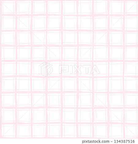 Checkered Grid Doodle Plaid Line Background Seamless Pattern For Girly Menu Or Wrap Backround Checkered Grid Doodle Plaid Line Background Seamless Pattern For Girly Menu Or Wrap Backround 134387516