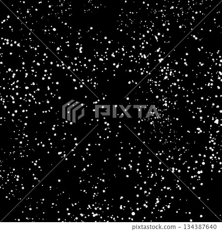 星塵背景插圖 - 黑色背景佈滿圓點 134387640
