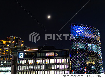 月光下的東京建築 月光下的東京建築 134387965