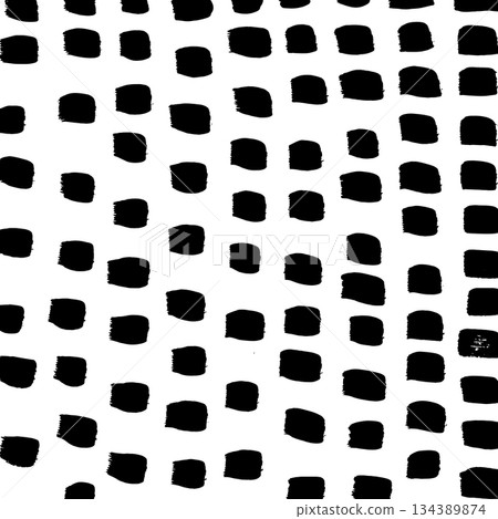 Abstract ink brush stroke background. Modern artistic texture created with expressive black brush strokes on white background. Minimalist vector illustration perfect for posters, branding, packaging 134389874