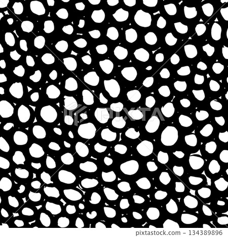 Abstract ink brush stroke background. Modern artistic texture created with expressive black brush strokes on white background. Minimalist vector illustration perfect for posters, branding, packaging 134389896