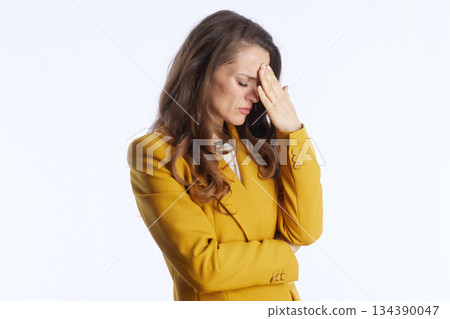 Executive Woman Reflecting on Business Challenges Executive Woman Reflecting on Business Challenges 134390047