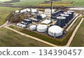 Drone Photo of Biogas Plant Infrastructure in Denmark Drone Photo of Biogas Plant Infrastructure in Denmark 134390457