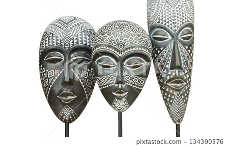 idol masks isolated idol masks isolated 134390576