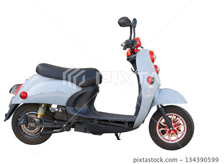 scooter isolated 134390599