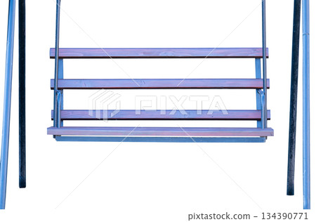 swing bench isolated 134390771