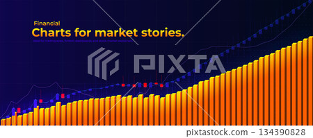 Financial Growth Stock Market Graphic, Economy Trade Graph, Data Chart Business Development Strategy Finance, Invest Background Concept, Global Digital Sale Analysis, Year Plan. Vector Illustration Financial Growth Stock Market Graphic, Economy Trade Graph, Data Chart Business Development Strategy Finance, Invest Background Concept, Global Digital Sale Analysis, Year Plan. Vector Illustration 134390828