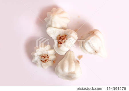 Steamed sweet modak rice dumplings for Ganesh festival Steamed sweet modak rice dumplings for Ganesh festival 134391276