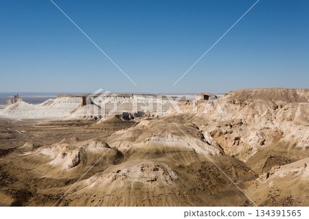 Beautiful Mangystau landscape, Kazakhstan. Bozzhira valley view 134391565
