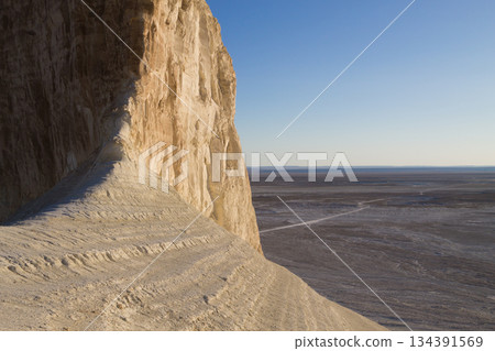 Stunning rock pinnacles in Bozzhira valley view, Kazakhstan 134391569