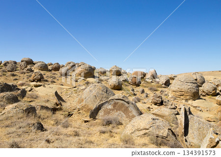 Valley of the spheres, Torysh, Mangystau region, Kazakhstan 134391573