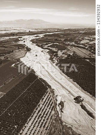 納斯卡，秘魯，南美洲的鳥瞰圖 134392932