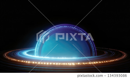 Planetary Rings Seen From Above Showcasing Cosmic Beauty and Intricate Designs in Space Planetary Rings Seen From Above Showcasing Cosmic Beauty and Intricate Designs in Space 134393086