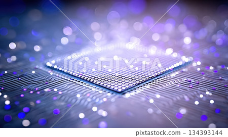 Close up of a Clean Circuit Board Showcasing Intricate Electronic Components and Layout Design Close up of a Clean Circuit Board Showcasing Intricate Electronic Components and Layout Design 134393144