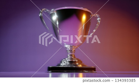 Unity Cup Shining on a Plain Background With Subtle Reflections and Soft Lighting Unity Cup Shining on a Plain Background With Subtle Reflections and Soft Lighting 134393385
