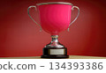 Unity Cup Features Vibrant Pink Color Against a Plain Background Highlighting Its Elegant Design 134393386