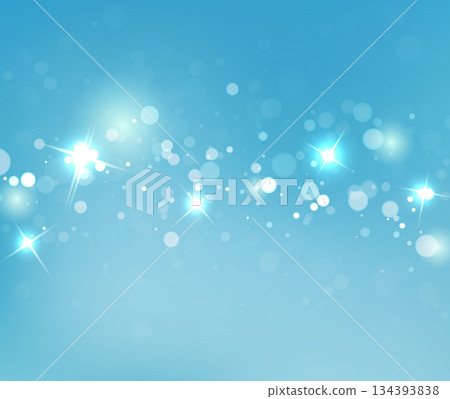 Light Blue Vector Bokeh Background For Wedding Ceremony Decor 134393838