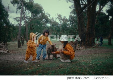 Children Engaging and Interacting with Wildlife in Nature and Their Surroundings Children Engaging and Interacting with Wildlife in Nature and Their Surroundings 134393880