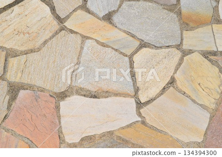 Cobblestone background material texture 134394300