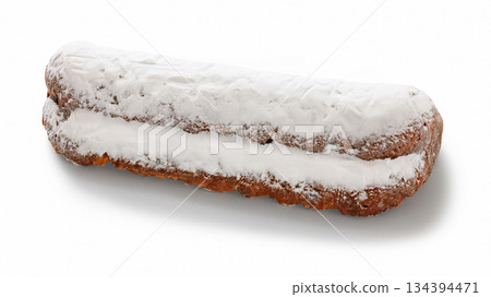 Stollen with filling of raisins, candied fruit Stollen with filling of raisins, candied fruit 134394471