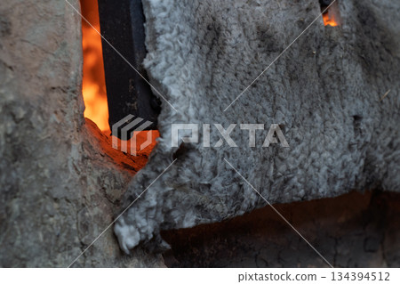 Photographing the only remaining climbing kiln in Shigaraki, a pottery town in Koka City, Shiga Prefecture 134394512