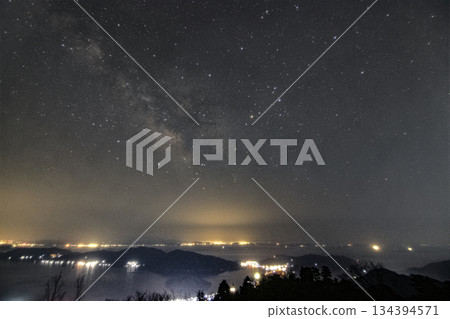 Spring starry scenery Spring starry scenery 134394571