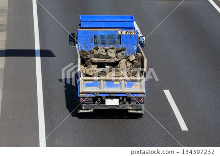 Dump truck image Dump truck image 134397232