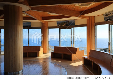 翻新後的佐田岬展望台（日本鹿兒島縣南大隅町） 134397305