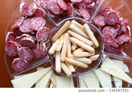 snack aperitive as a starter before lunch 134397761