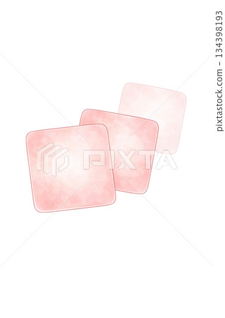 水彩風格插畫,多種方形裝飾,淺色設計素材 水彩風格插畫,多種方形裝飾,淺色設計素材 134398193