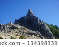 Obelisk of Mount Houou, one of Japan's 100 famous mountains. Stock photo 134398339
