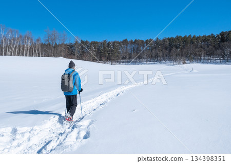 Nakayama Plateau Snow Trekking Nakayama Plateau Snow Trekking 134398351