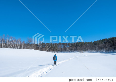 Nakayama Plateau Snow Trekking 134398394