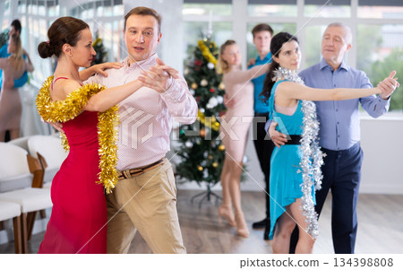 Adult couple dancing 134398808
