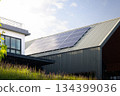 Eco House With Solar Roof 134399036