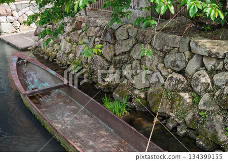 拍攝伊場水鄉村，這是位於琵琶湖東部平原上的日本文化遺產。 134399155