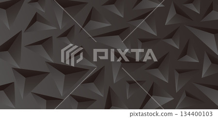 Black 3D geometric pattern background 134400103