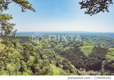 The view from the summit of Nishikanasunayama in Ibaraki 134400262