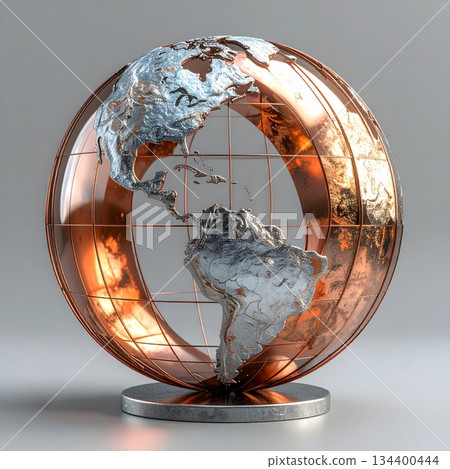 globe in glass 134400444