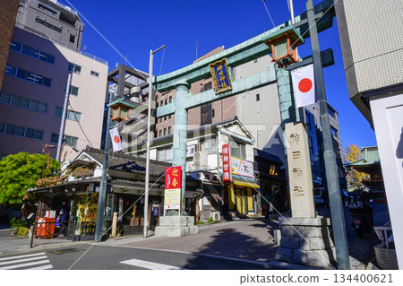 Tokyo Kanda Myojin Shrine Torii and approach 134400621