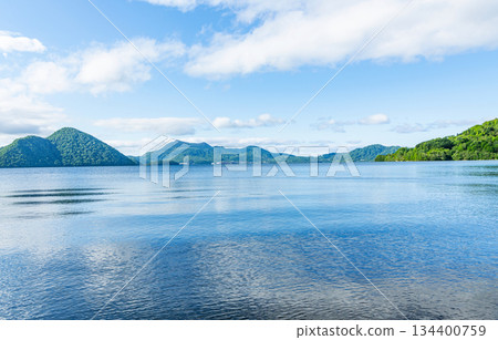 Toyako Town, Hokkaido - Lake Toya in early summer 134400759