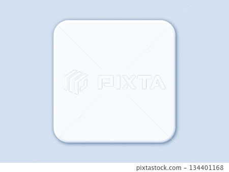Simple UI card material with rounded corners 134401168