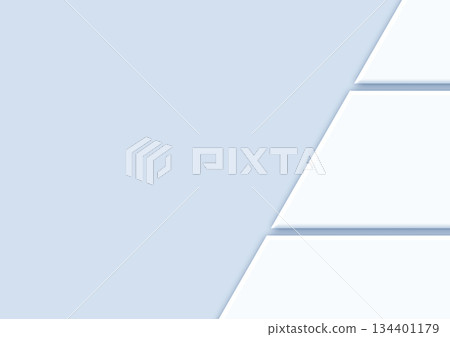 Light blue and white geometric background 134401179