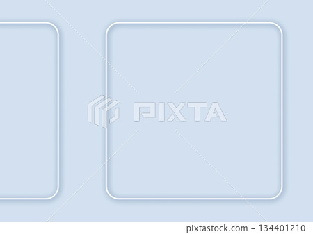 Rounded corner card type UI design background 134401210