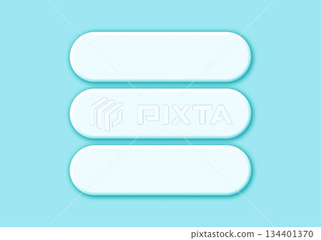 Neomorphism style list display UI Neomorphism style list display UI 134401370