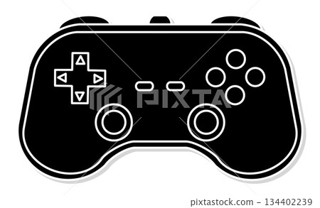 Controller icon representing gaming as a hobby Controller icon representing gaming as a hobby 134402239